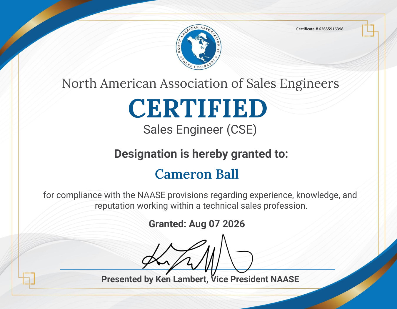 NAASE Certification