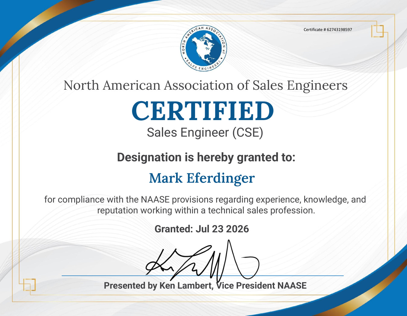 NAASE Certification