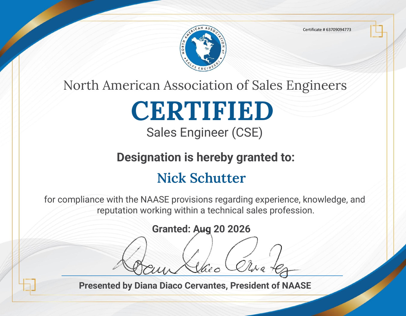 NAASE Certification